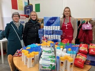 Barbara Maass, Andrea Gyger (Möhlin) und Sandra Niederkofler von Tdd